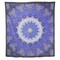 Homeroots 92" X 84" Purple Black And White Mandala Cotton Hanging Tapestry 397418 - alternate 1