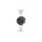 Leviton LockingReceptacle, 15A, 1/2hp, 125VAC, Black 4710 - alternate 1