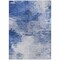 Homeroots 9' X 12' Denim Blue And Sky Blue Abstract Washable Indoor Outdoor Area Rug 577707 - alternate 5