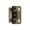 Amerock 1/2in 13 mm Overlay Self-Closing, Partial Wrap Burnished Brass Hinge - 1 Pair BPR7550BB - alternate 1