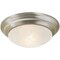 Boston Harbor Boston Harbor 563118BN Ceiling Light Fixture, 75, 18 W, CFL Lamp, Brushed Nickel 563118BN - alternate 1