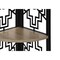 Homeroots Taupe Metal Four Tier Corner Bookcase 376534 - alternate 7