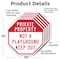 Signmission Private Property Not a Playground K, 10 inch X 10 inch, Aluminum Metal Signs, 5PK OC-A-5Pack-10-162 - alternate 4