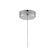 Jonathan Y Bolha 4.75" 1-Light Bubble Acrylic/Iron Modern Minimalist Integrated LED Pendant, Chrome JYL7221A - alternate 9