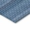 Homeroots 8' X 10' Denim Blue And Sky Blue Striped Washable Indoor Outdoor Area Rug 610585 - alternate 6