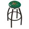 Holland Bar Stool Co 36" Blk Wrinkle Vermont Swivel Bar Stool, Chrome Ring L8B2C36Vermnt - alternate 1