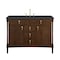 James Martin Vanities Kinnsden 48" Single Vanity, Sable Oak w/ 3 CM Charcoal Soapstone Silestone Top D680-V48-SBK-3CSP - alternate 1