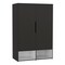 Homeroots 39" Black Laminate Accent Chest 477767 - alternate 1