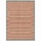 Homeroots 10' X 14' Pewter And Gold Striped Washable Indoor Outdoor Area Rug 610503 - alternate 8