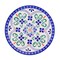 Laurie Gates California Designs Tierra Star 12 Piece Hand Painted Dinnerware Set in Blue 130956.12RR - alternate 4