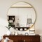 Simple Deluxe Gold 30 Inch Round Mirror, Large Circle Mirror Metal Frame, Bathroom Mirrors for Over Sink, Round M 3A88MIROY30GLD01 - alternate 7