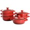 Crockpot Appleton 6 Piece 10 Ounce Stoneware Mini Casserole Set in Red with Lid 138984.02 - alternate 1