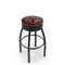 Holland Bar Stool Co 30" 4" Louisville Cushion Seat, Blk Wrinkle Base Swivel Bar Stool L8B130Lville - alternate 1