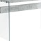 Homeroots 44" Gray And Clear Solid Console Table 333109 - alternate 5