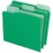 Pendaflex FOLDER, FILE, LTR, 1/3, GN/LTGN, 100PK 15213BGR - alternate 2