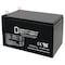 Mighty Max Battery ML15-12 - 12 Volt 15 AH, NB Terminal, Rechargeable SLA AGM Battery MAX4039906 - alternate 1