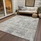 Homeroots 9' X 12' Ivory And Gray Abstract Washable Indoor Outdoor Area Rug 597978 - alternate 3