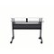 Homeroots 47" White and Black Computer Desk 491456 - alternate 5