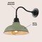 Jonathan Y Aurora 12.25" 1-Light Farmhouse Industrial Iron LED Gooseneck Arm Outdoor Sconce, Matte Olive Green JYL7613I - alternate 5