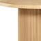 Homeroots 48" Natural Wood Pedestal Base Round Top Dining Table 602333 - alternate 6