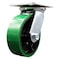 Service Caster 6 Inch Heavy Duty Green Poly on Cast Iron Swivel Caster with Ball Bearing SCC SCC-35S620-PUB-GB - alternate 1