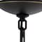 Homeroots Bronze Chandelier Iron Ceiling Light With Clear Shades 651658 - alternate 4
