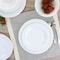 Gibson Ultra White Shadow 12 Piece Opal Glass Dinnerware Set in White 142753.12 - alternate 7