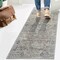 Jonathan Y Shaii Global Medallion Low-Pile Machine-Washable Light Gray/Brown 2 ft. x 8 ft. Runner Rug WSH319B-28 - alternate 7