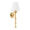 Hudson Valley Lighting Vails gate 7 in. Wall Sconce Vintage Gold Leaf 4521-VGL - alternate 1