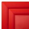 Smarty Had A Party Red Square Plastic Plates Dinnerware Value Set (120 Dinner Plates + 120 Salad Plates), 240PK 6979VP-CASE - alternate 9