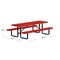 Leisure Craft Rectangle Portable Picnic Table, Red, 8 ft L T8XPP-RED - alternate 7