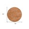 Homeroots 8' Brown Round Washable Indoor Outdoor Area Rug 598850 - alternate 6