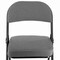 Elama 4 Piece Metal Folding Chair with 2.2 Inch Padded Seats in Gray ELM-J0618-G - alternate 4