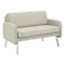 Office Star Products Sofa, CreamFauxLeather350lbCapUnassembled SL5602-PD28 - alternate 1