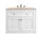 James Martin Vanities Chicago 36" Single Vanity, Glossy White, w/ 3 CM Tajnar Eclos Top 503-V36-GW-3TJR - alternate 6