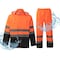 Protectx Safety Rain Jacket and Pant Suits, Polyester, Class Class 2 Orange, M ST-RS150D-ORBK-M-01 - alternate 1