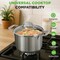 Nutrichef 3-Quart Stainless Steel Soup Pot NCSP3 - alternate 4