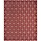Homeroots 5' X 7' Brick Red And Ivory Geometric Indoor Outdoor Area Rug 572649 - alternate 8
