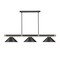 Z-Lite Vanguard Matte Black + Rubbed Brass 3 Light Billiard 3050-3MB-RB-MB15 - alternate 5