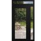 Vdomdoors Front Exterior Prehung Metal-Plastic Door Clear Glass / MANUX 8666 Matte Black / Office Commercial MANUX8666EXD-BLK-W36+12xH80+14-RH-I - alternate 1