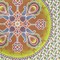 Homeroots 88" X 84" Green White And Yellow Floral Cotton Hanging Tapestry 397426 - alternate 5