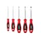 Tekton Slotted Screwdriver Set - 4 Inch Shanks, 5-Piece (1/8 - 3/8 in.) DWA90000 - alternate 1