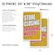 Signmission Store Closing, Vinyl Decals Only 24 Inch x 36 Inch, Vinyl Decal, 2PK DSB-2436-2PACK-30424 - alternate 2