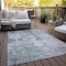 Homeroots 10' X 14' Brown Taupe And Gray Abstract Washable Indoor Outdoor Area Rug 587877 - alternate 6