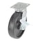 Vestil Heavy Duty Glass Filled Nylon Swivel With Brake Caster 8 In. x 2 In. 2000 lb Black CST-HHD-8X2GFN-SWB - alternate 1