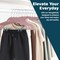 Lifemaster Velvet Pants Hangers, Adjustable Clips, 360 Deg Swivel Hook, Non-Slip, Holds 10 lbs, Pink, 30PK LMVSH30PK - alternate 7