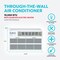 Arctic Wind 10,000 BTU 230V Through the Wall Air Conditioner with Supplemental Heat and Remote Control 3AWTWH10002A - alternate 5