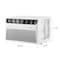 Hisense 8,000 BTU Smart Window Air Conditioner with Wi-fi and Remote Control AHW0823CW1W - alternate 5