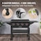 Coleman Cookout 4-Burner Propane Gas Griddle Station w/ 720-Sq. In. Total Cooking Surface, Black CO-500GG - alternate 5