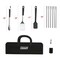 Coleman Cookout 12-Piece BBQ Grill Tool Kit CTA-1001 - alternate 9